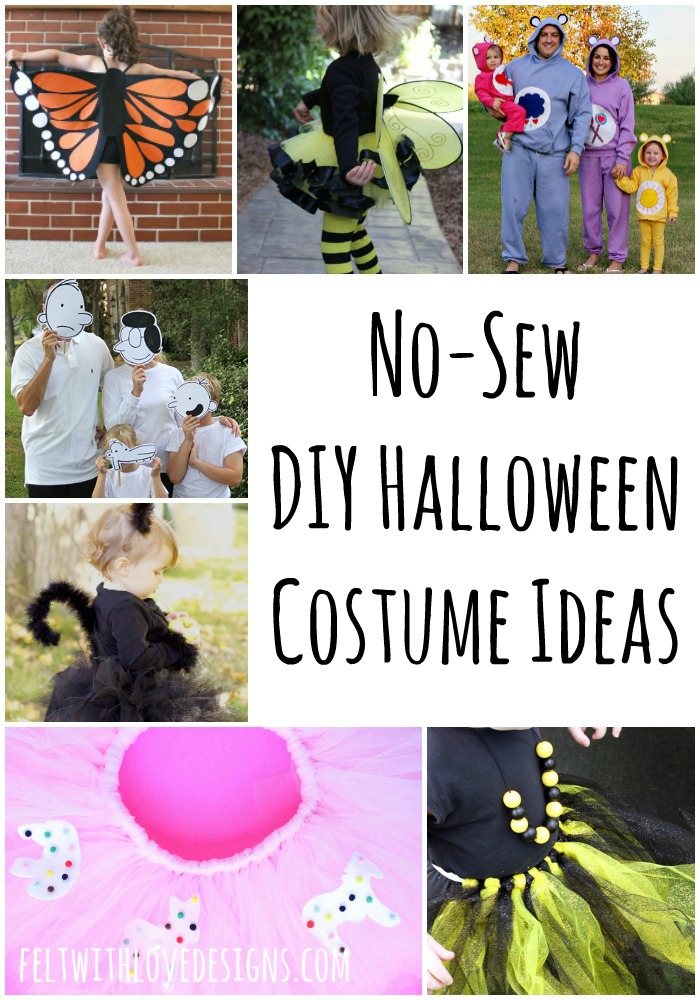 No-Sew DIY Halloween Costume Ideas {Links With Love} - Felt With Love ...