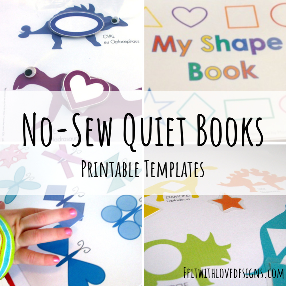 10+ Printable Quiet Book Templates Felt With Love Designs